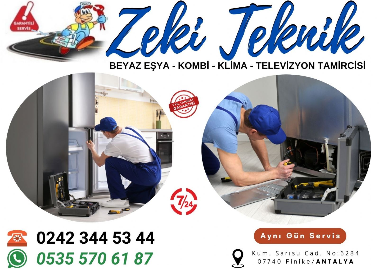 finike beyaz eşya tamircisi